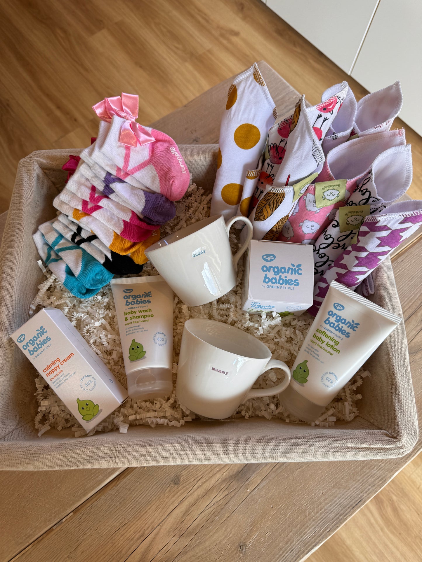 Medium Welcome To The World Baby Girl Hamper