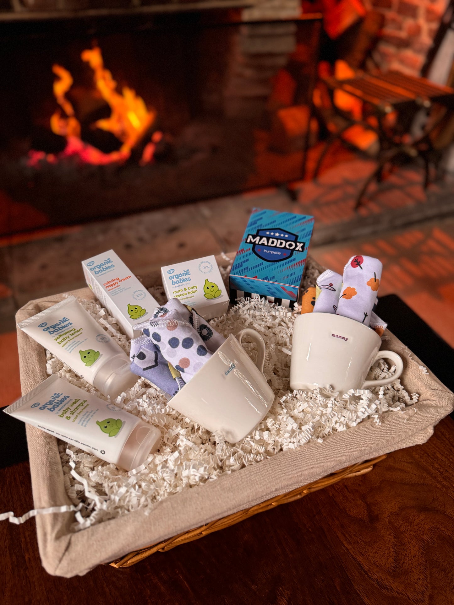 Medium Welcome To The World Baby Boy Hamper
