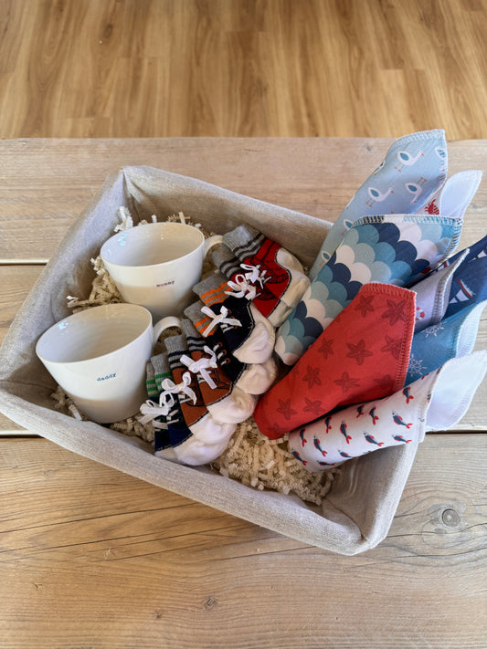 Small Welcome To The World Baby Boy Hamper